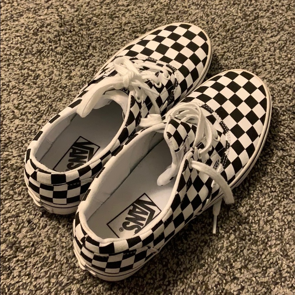 B&W Checkered Vans